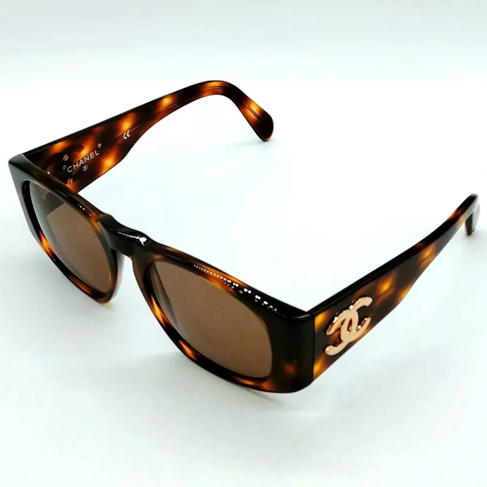 Authentic Chanel Sunglasses 01451 91235 Women's Browns - Picture 3 of 10